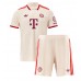 Echipament fotbal Bayern Munich Aleksandar Pavlovic #45 Tricou Treilea 2024-25 pentru copii maneca scurta (+ Pantaloni scurti)